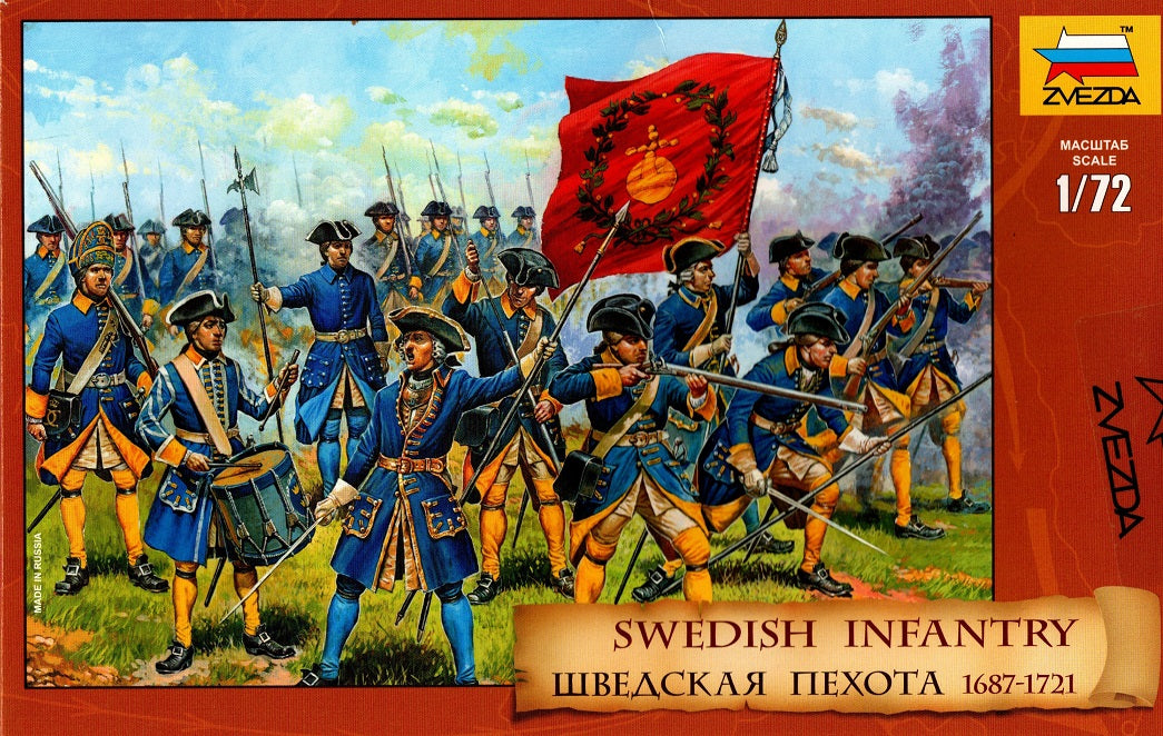 Swedish Infantry 1687-1721 - ZVEZDA 1/72