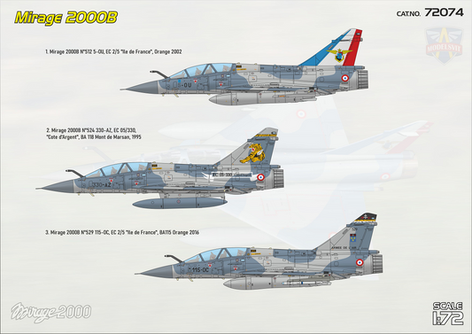 Dassault Mirage 2000B (Biplace) - MODELSVIT 1/72