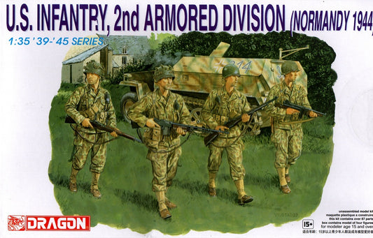 U.S. Infantry, 2nd Armored Division (Normandy 1944) - DRAGON / CYBER HOBBY 1/35