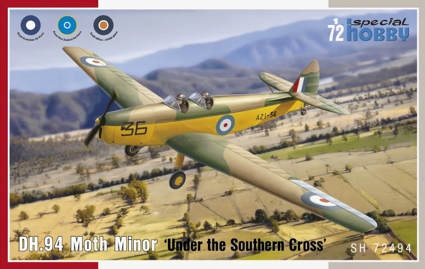 DH.94 Moth Minor 'Under the Southern Cross' - SPECIAL HOBBY 1/72