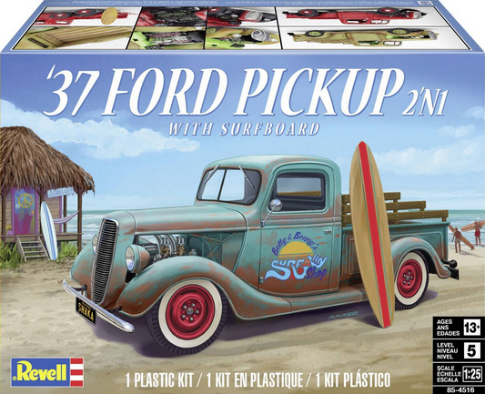1937 Ford Pickup with Surfboard (2 en 1) - REVELL 1/25