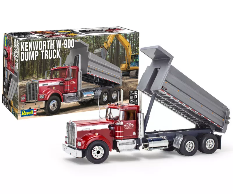 Kenworth W-900 Dump Truck - REVELL 1/25