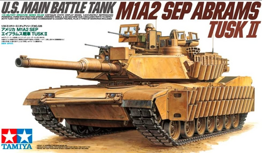 U.S. Main Battle Tank M1A2 SEP Abrams TUSK II - TAMIYA 1/35