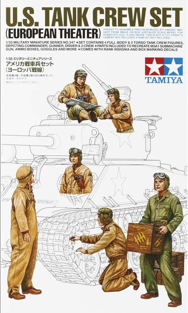 U.S. Tank Crew set (European Theater) - TAMIYA 1/35