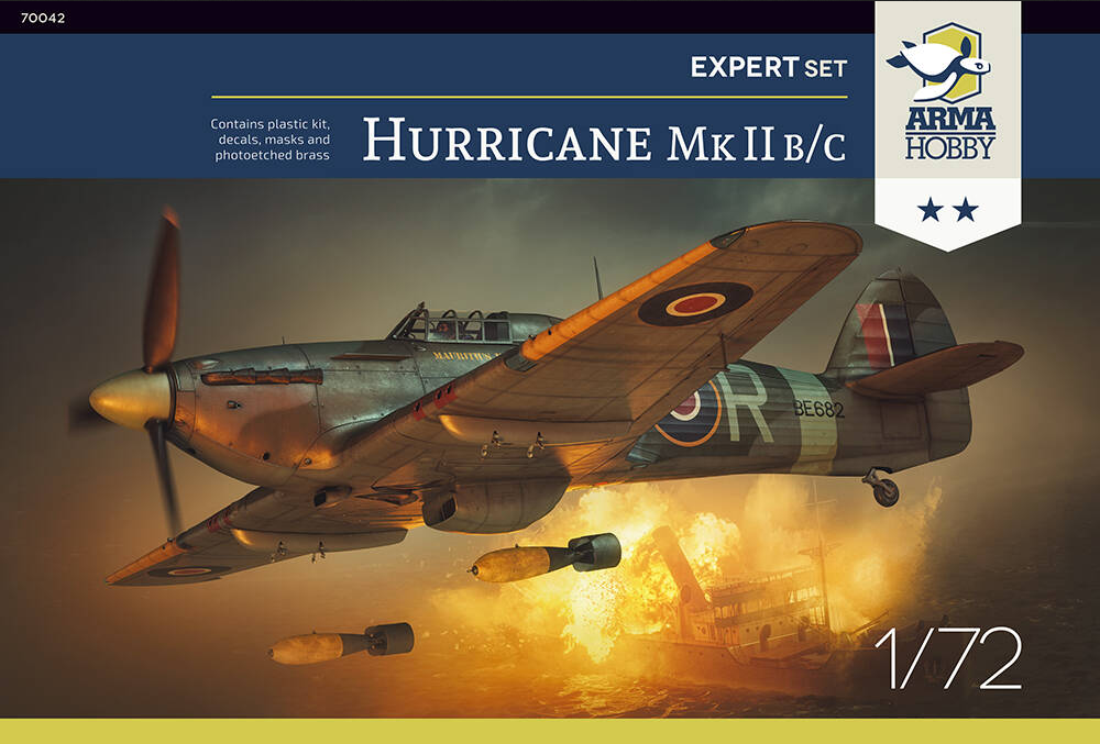 Hurricane Mk II B/C - Expert Set - ARMA HOBBY 1/72