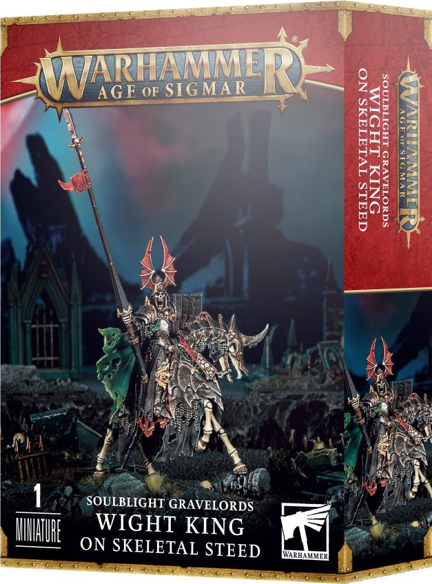 Wight King On Skeletal Steed / Roi Revenant sur Coursier Squelette - Soulblight Gravelords - WARHAMMER AGE OF SIGMAR / CITADEL