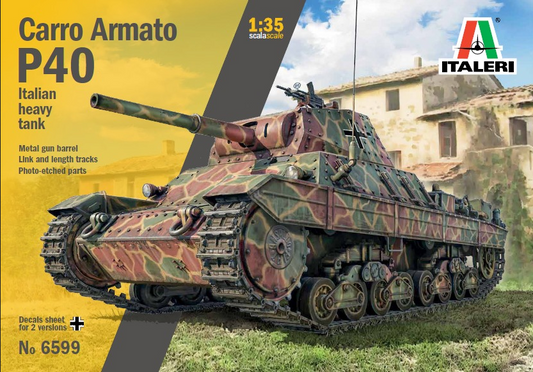 Carro Armato P40 Italian Heavy Tank - ITALERI 1/35