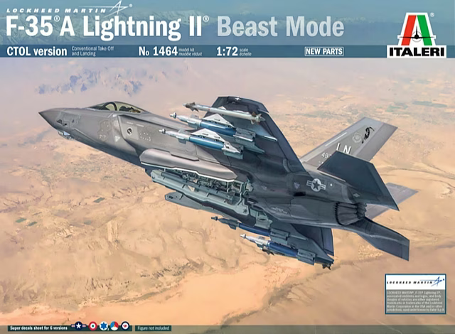 F-35A Lightning II Beast Mode - ITALERI 1/72