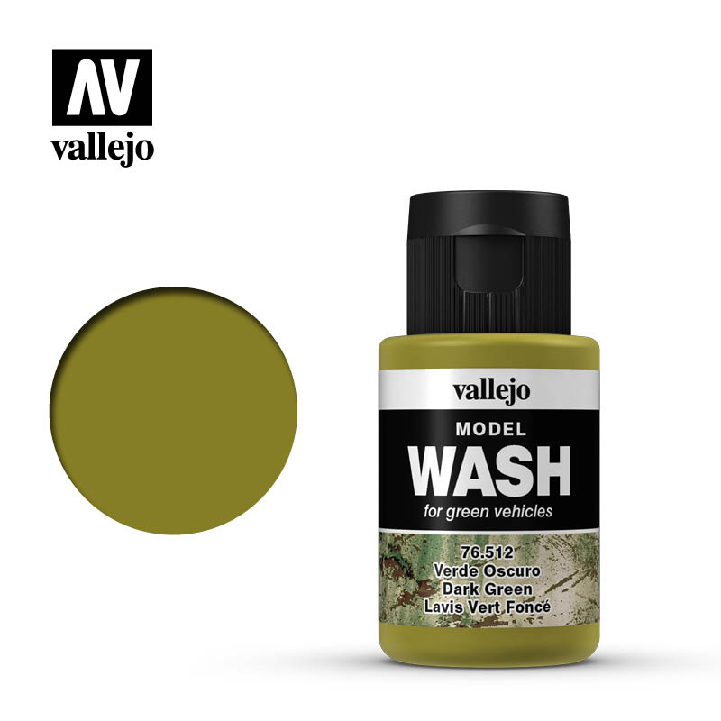 Lavis Vert foncé - Wash 76.512 - VALLEJO / PRINCE AUGUST
