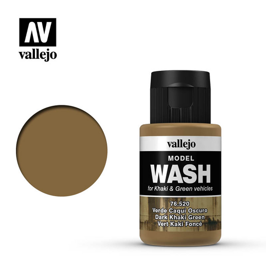 Lavis Vert Kaki Foncé - Wash 76.520 - VALLEJO / PRINCE AUGUST
