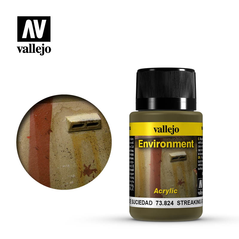 Salissure / Streaking Grime - Environment - Weathering 73.824 - VALLEJO / PRINCE AUGUST