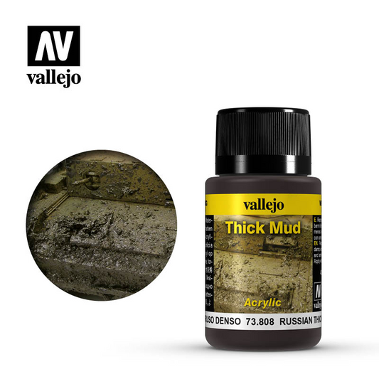 Boue Epaisse Russe / Russian Thick Mud - Weathering 73.808 - VALLEJO / PRINCE AUGUST