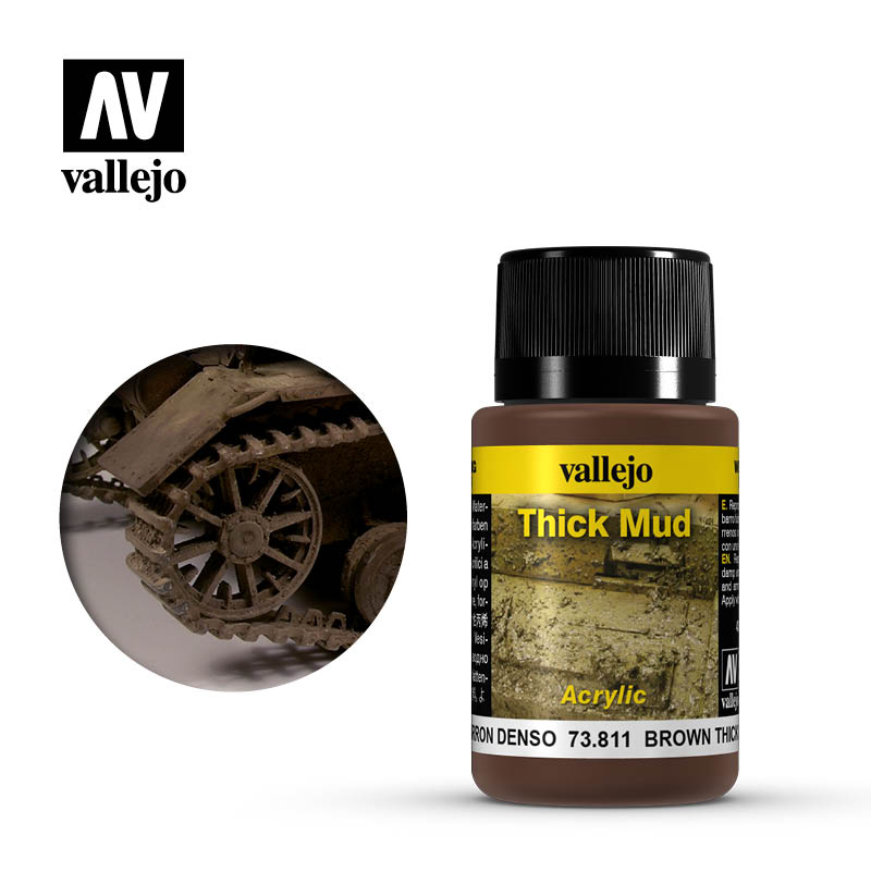 Boue Epaisse Marron / Brown Thick Mud - Weathering 73.811 - VALLEJO / PRINCE AUGUST