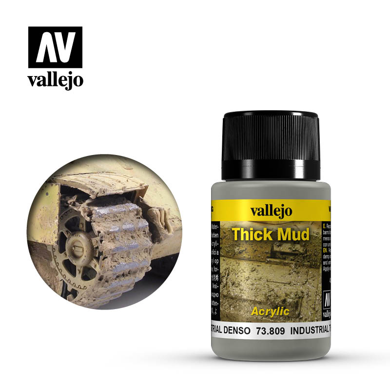 Boue Epaisse Industrielle / Industrial Thick Mud - Weathering 73.809 - VALLEJO / PRINCE AUGUST