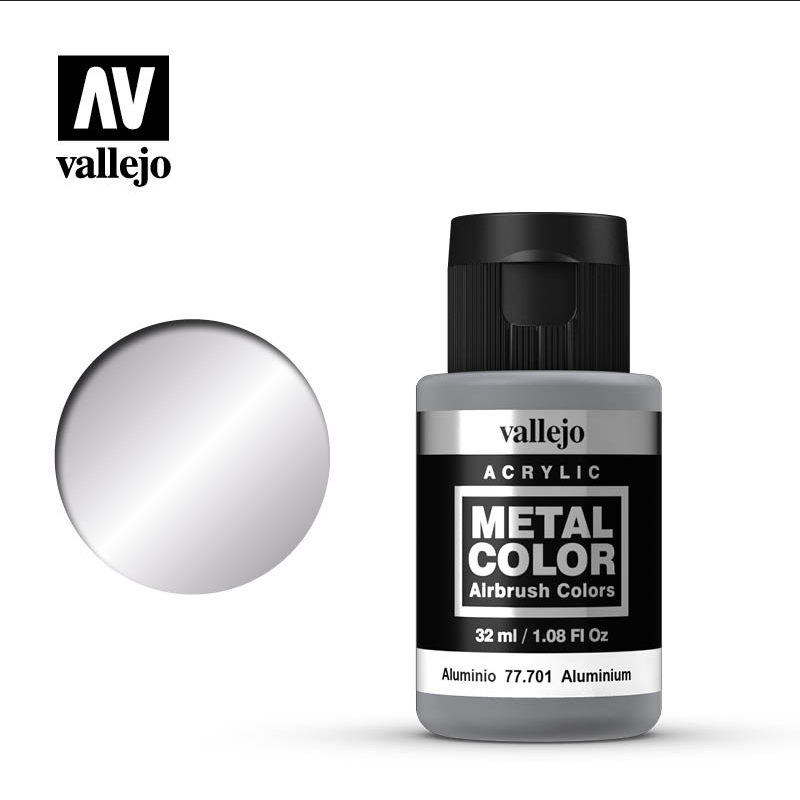 Aluminium - Metal Color 77701 - 30ml - PRINCE AUGUST / VALLEJO