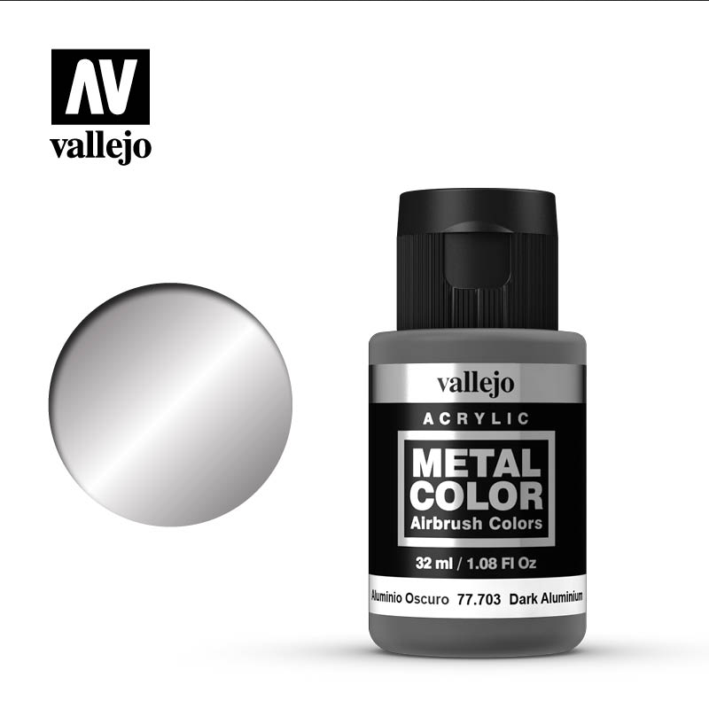 Aluminium Foncé - Metal Color 77703 - 30ml - PRINCE AUGUST / VALLEJO