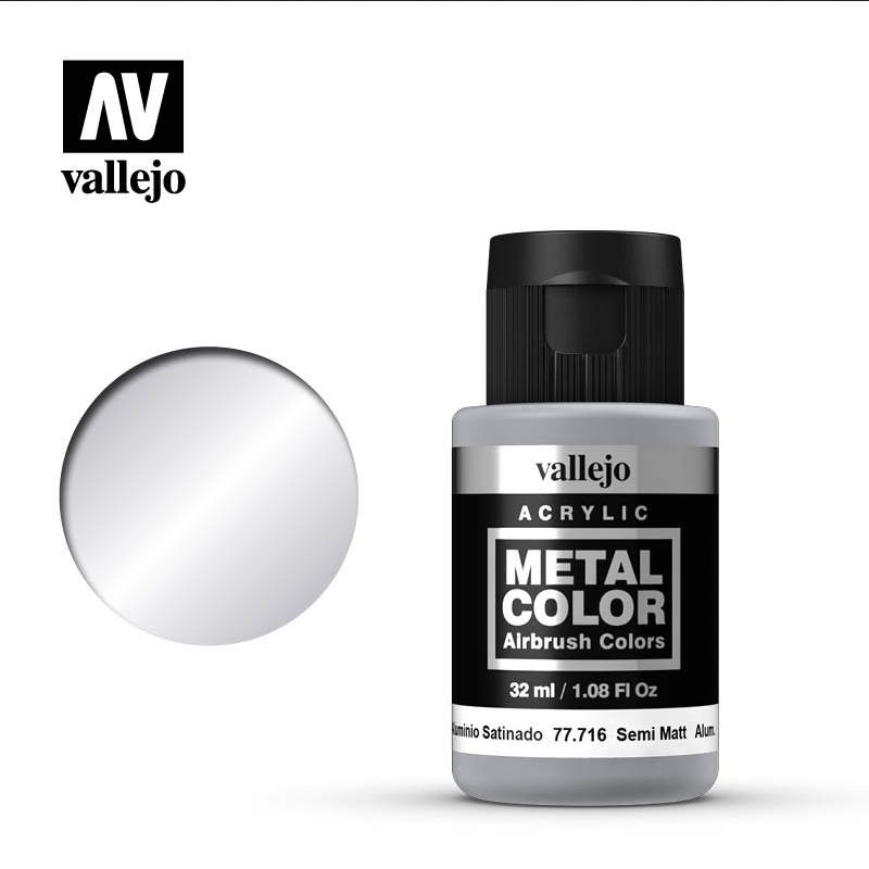 Aluminium Satiné - Metal Color 77716 - 30ml - PRINCE AUGUST / VALLEJO