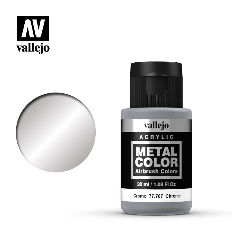 Chrome - Metal Color 77707 - 30ml - PRINCE AUGUST / VALLEJO
