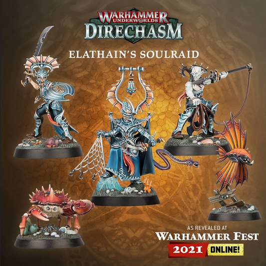 Elathain's Soulraid / Pilleurs d'Âmes d'Elathain - Idoneth Deepkin - WARHAMMER UNDERWORLDS / AGE OF SIGMAR / CITADEL