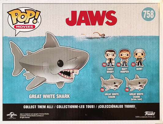 Grand Requin Blanc - Jaws / Les Dents de la Mer #758 - FUNKO POP! Movies