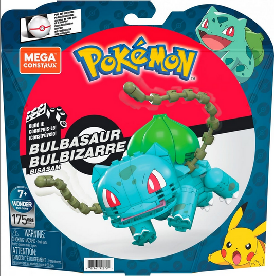 Bulbizarre (175 pièces) - Pokemon - MEGA CONSTRUX / MATTEL