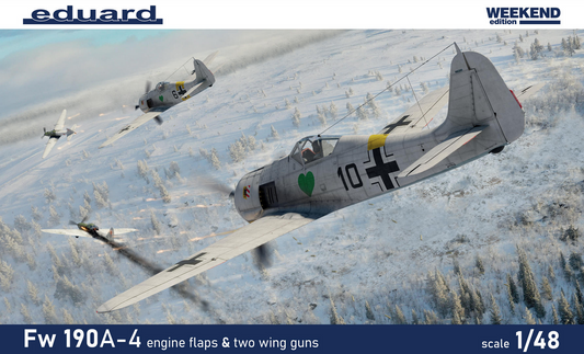 Fw 190A-4 w/ engine flaps & two wing guns - Weekend Edition - EDUARD 1/48