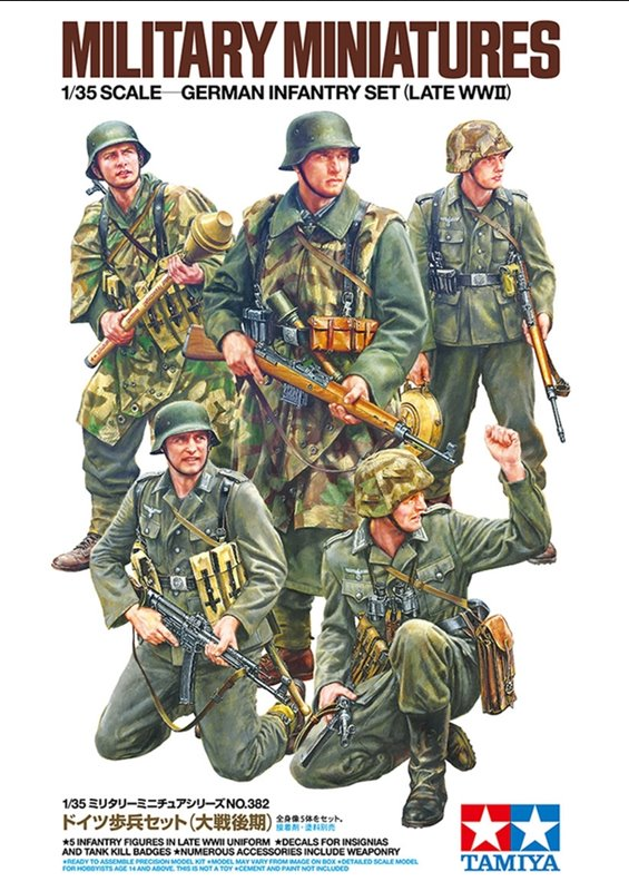 German Infantry Set (Late WWII) - TAMIYA 1/35