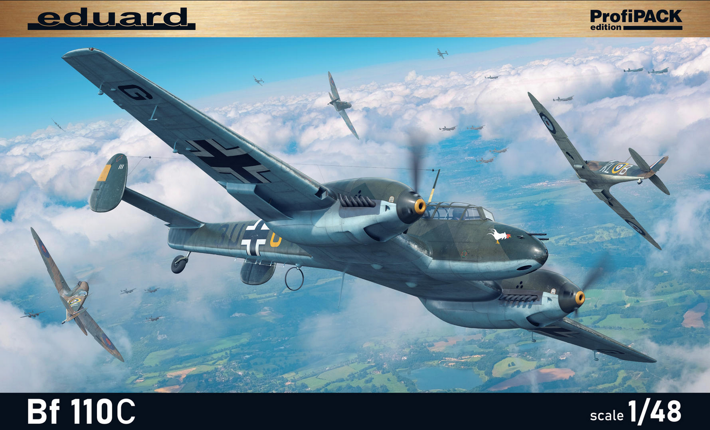 Messerschmitt Bf 110C - Profipack Edition - EDUARD 1/48