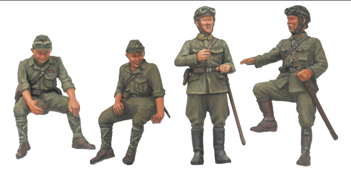 Imperial Japanese Army Tank Crew (Set n°2) - FINEMOLDS 1/35