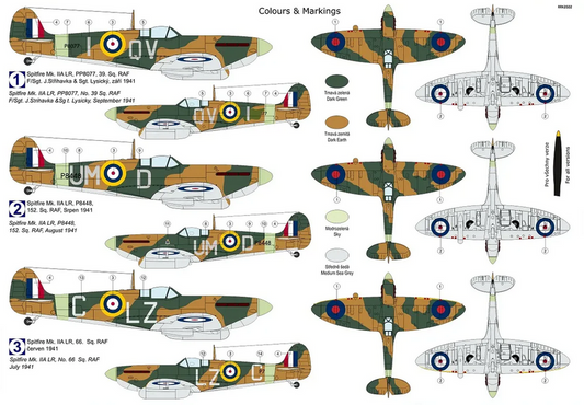 Supermarine Spitfire Mk.IIa LR "Long Range" - KP MODELS 1/72