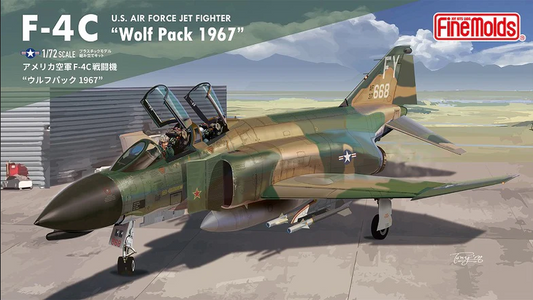 U.S. Air Force Jet Fighter F-4C "Wolf Pack 1967" - FINEMOLDS 1/72