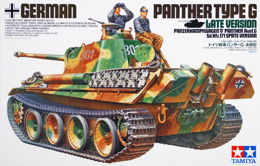 German Panther Type G Late Version - TAMIYA 1/35