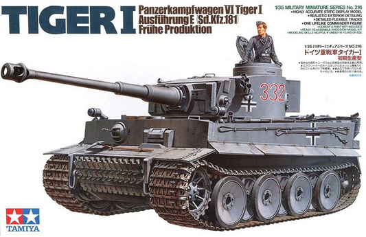 Tiger I Panzerkampfwagen VI Tiger I Ausführung E (Sd.Kfz.181) Frühe Produktion - TAMIYA 1/35