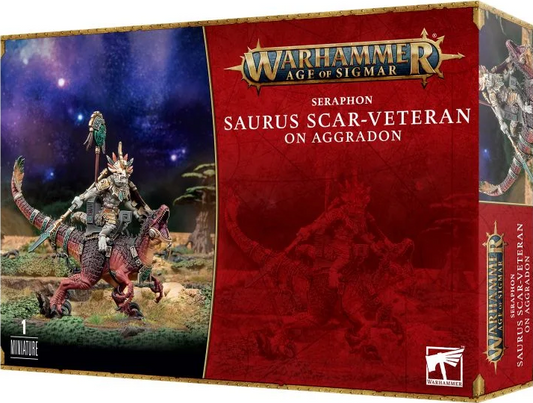Saurus Scar-Veteran on Aggradon / Vétéran Scarifié Saurus - Seraphon - WARHAMMER AGE OF SIGMAR / CITADEL