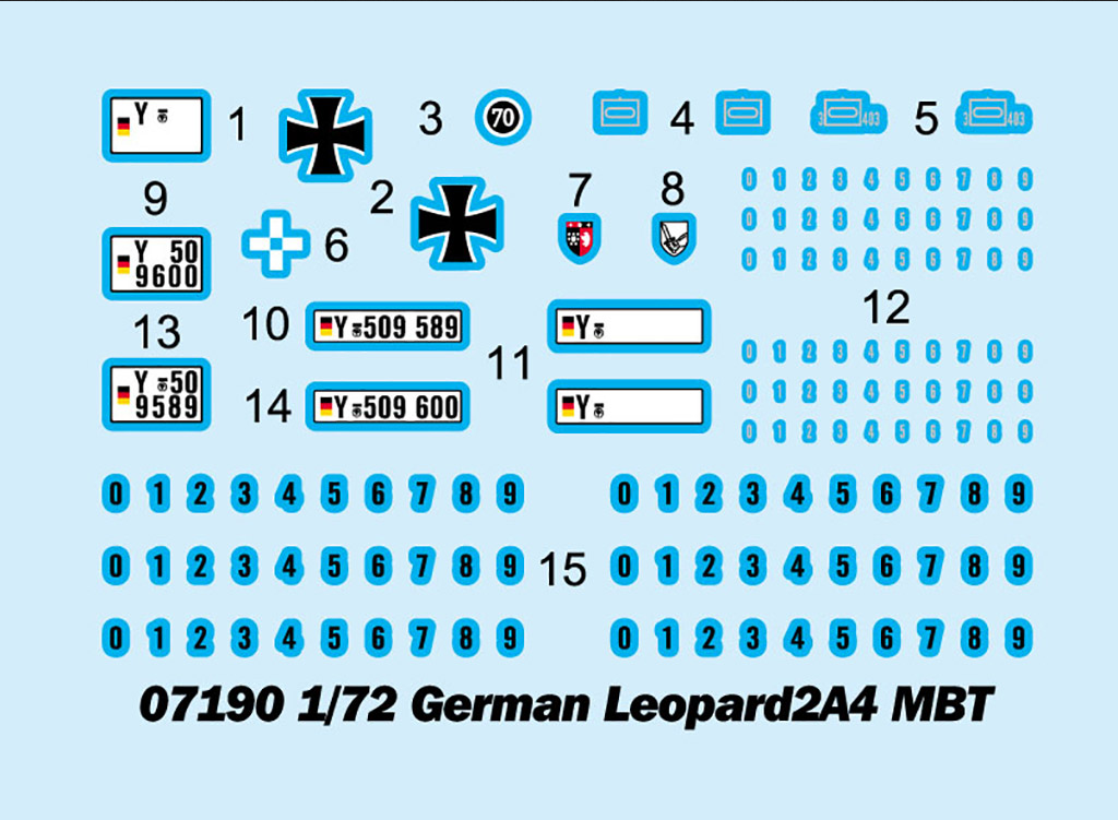 German Leopard 2A4 MBT - TRUMPETER 1/72