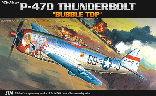 P-47D "Bubble Top" - ACADEMY 1/72