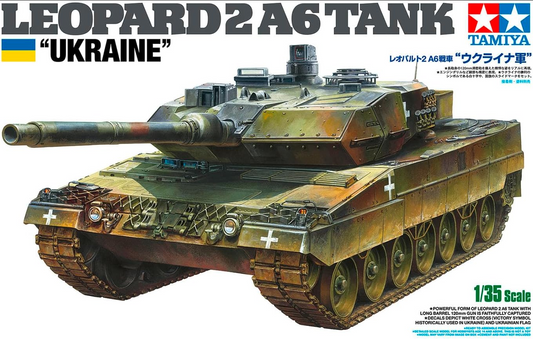 Leopard 2 A6 Tank "Ukraine" - TAMIYA 1/35