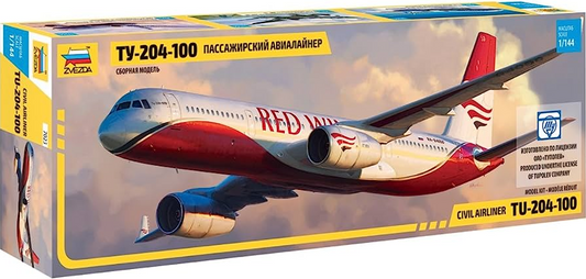 Tupolev Tu-204-100 Civil Airliner - ZVEZDA 1/144