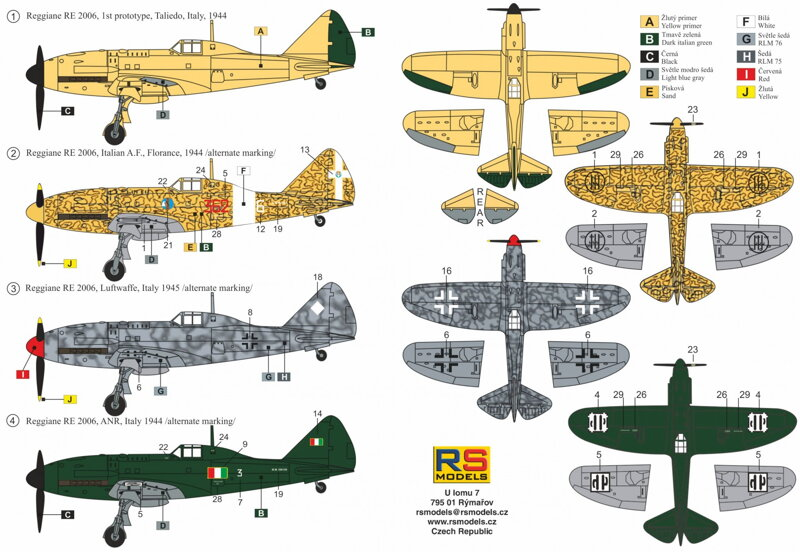 Reggiane 2006 - RS MODELS 1/72
