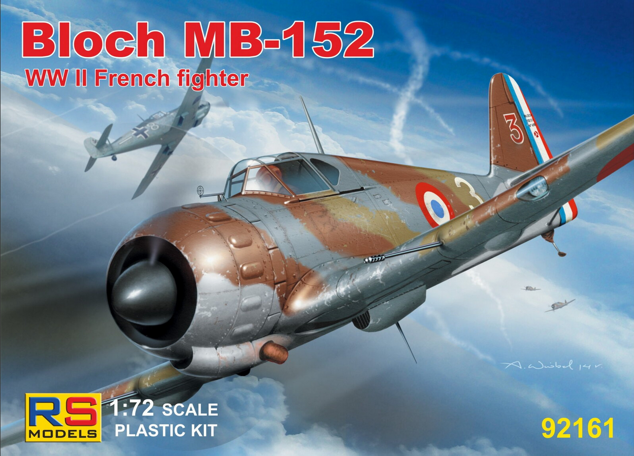 Bloch MB-152 WWII French Fighter - RS MODELS 1/72