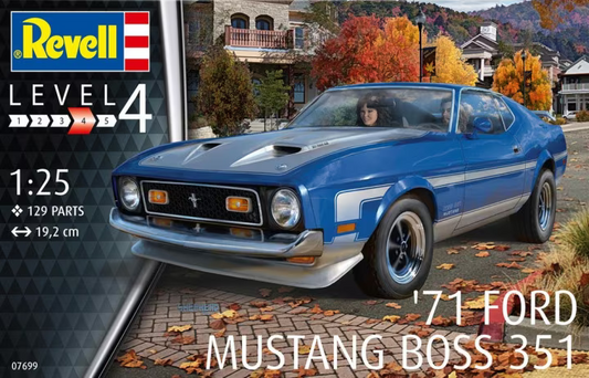 '71 Ford Mustang Boss 351 - REVELL 1/25