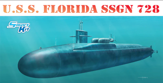 U.S.S. Florida SSGN-728 - DRAGON / CYBER HOBBY 1/350