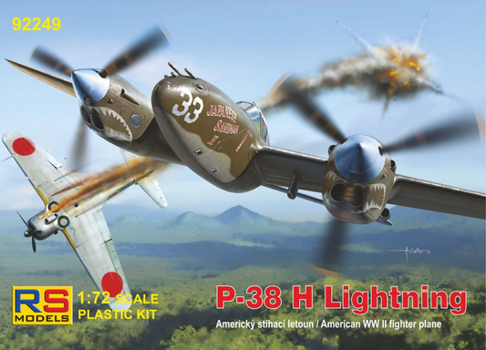 Lockheed P-38H Lightning WWII American Fighter - RS MODELS 1/72