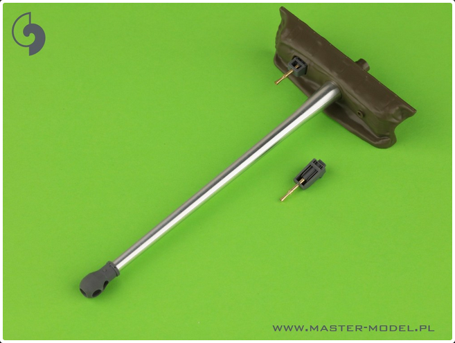 A34 Comet - 77mm HV gun barrel & Besa MG barrels with resin mounts (for Tamiya kit) - MASTER MODEL GM-35-047