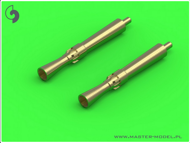 Besa machine gun barrel tips (7.92mm) (2pcs) - MASTER MODEL GM-35-048