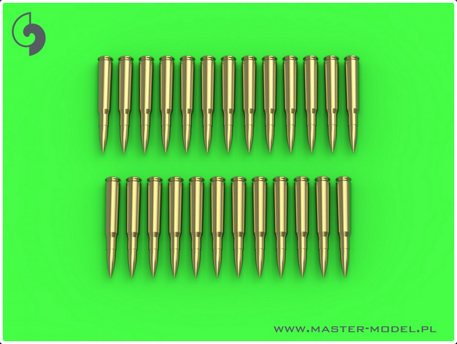 Browning .50 caliber (12.7mm) - cartridges (25pcs) - MASTER MODEL GM-16-002