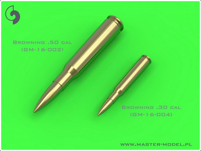M1919 Browning .30 caliber (7.62mm) - cartridges (25pcs) - MASTER MODEL GM-16-004