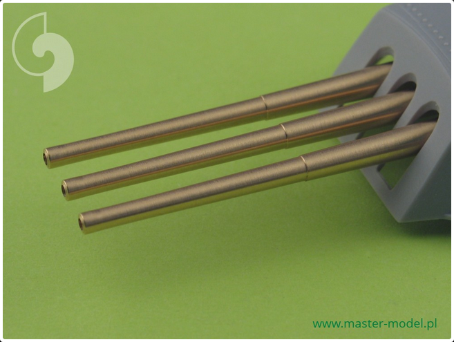 USS Arizona armament - 14in (12pcs), 5in/51 (10pcs), 5in/25 (8pcs) barrels - MASTER MODEL SM-350-049