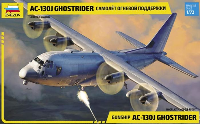 AC-130J Ghostrider Gunship - ZVEZDA 1/72 – bassin-maquette