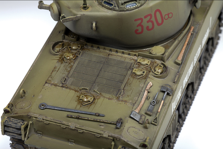 American Medium Tank M4A2 (76)W "Sherman" - ZVEZDA 1/35